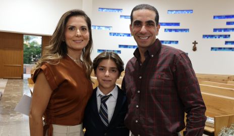  José Carlos Chevaile y Coco Canseco con su hijo Carlos.