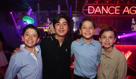  Diego, Víctor, David y Santiago.