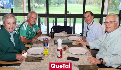  Eduardo Zermeño, Pedro Martínez, Alfredo Martell y Olegario Galarza.