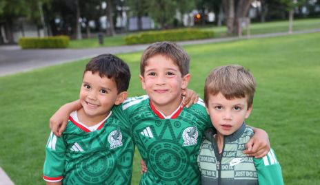 José María, Alejandro y Juan Pablo.