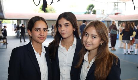  María Güemes, Mahu Gutiérrez y María Leos.