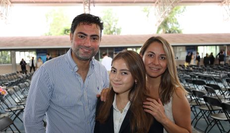 Jorge Leos, María Leos y Jozune Arzola.