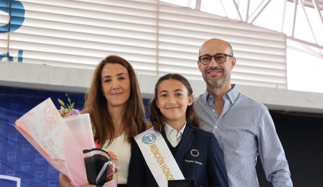  Marcela Rivero, Fernanda y Gildo Gutiérrez.