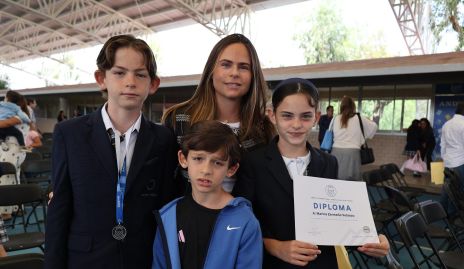  Jerónimo Zermeño, Eduardo Zermeño, Marianne Velasco y Marina Zermeño.