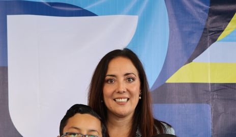  Amparo Gordillo, Santiago y Mariana Rubio.