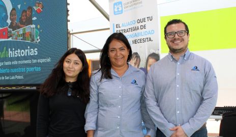  Valeria Soria, Zania Blanco y Luis Juárez.
