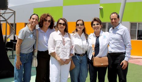  Marymar Muñiz, Teté González, Mayte Bustindui, Mayte Yamín, Ceci Bremer y Edgar Freeman.