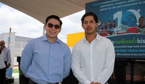  Adrián Fermín y Jorge Armendáriz.