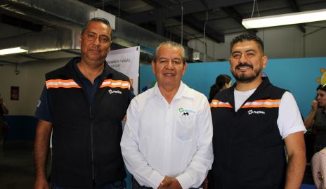 Tomás Torres, Alfredo Clavel y Gerardo Landeros.