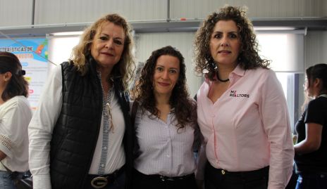  Hilda Chávez, Lorena Rodríguez e Ingrid Aigster, del equipo Mexmove.