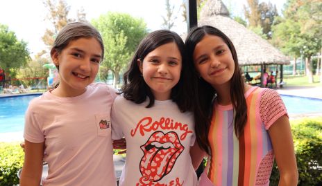  Eugenia Mercado, Sofía Villaseñor y Micaela Leal.