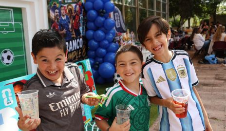  Sebastián, Juan Andrés y Ricardo.