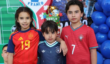   Ale, Franco y Juanqui Conde.