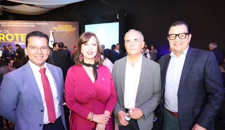  Sergio Muñoz, Imelda Elizalde, Raúl Suárez y Roberto Pérez.