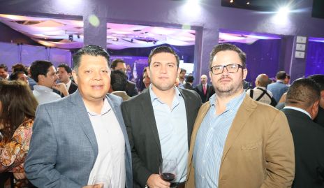  Edgar Alonso, Fernando Silos y Juan Autrique.