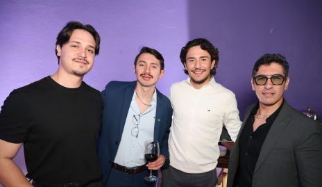  Oscar Salcido, Isaac García, Fernando Mendoza y Alberto Ángeles.