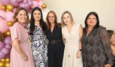  Ángeles Barba, Ana Ávila, Mireya Payán, Celina Conde y Conchita Garza.
