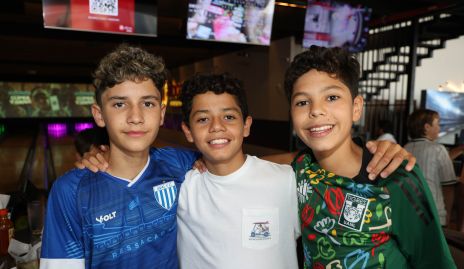  Mateo Hort, Gabo Rangel y Miguel Martínez.