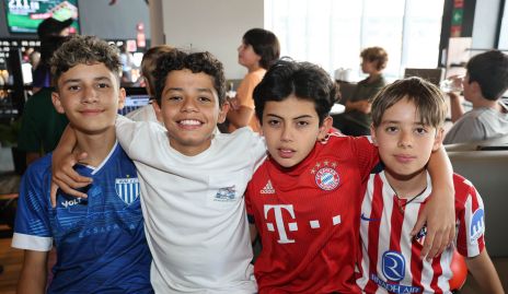  Mateo Hort, Gabo Rangel, Román y Eduardo Guevara.