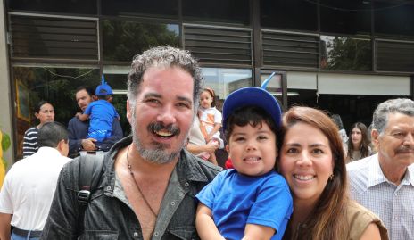  Juan Pablo Meade, José Pablo Meade y Gaby Carrillo.
