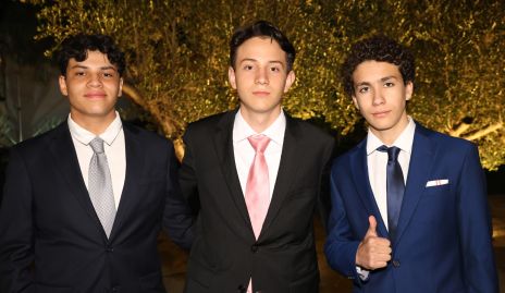  Luca Vargas, Alejandro Diaz y Juan Carlos Espinoza.