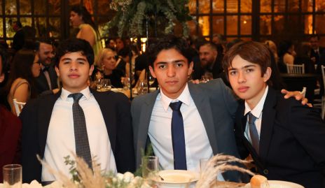  Diego Lobo, Jorge Ramírez y Joaquín Davlos.
