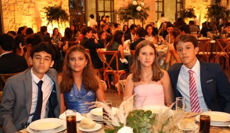  Leonardo Gutiérrez, Katia Martínez, Andrea Michel y Juan Pablo Marmolejo.