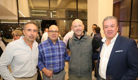  Alejandro Elizondo, Oscar González, Roberto García y Miguel Bárcena.
