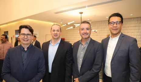  Carlos García, Enrique Abud, Ricardo Pedroza y Gerardo González.