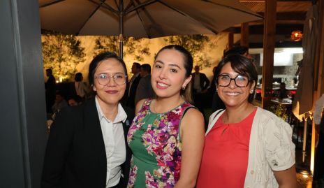  Cinthia González, Alexa del Ángel y Aurora Juárez.