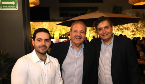  Mauricio Mahbub, Mario García y Alejandro Espinosa.