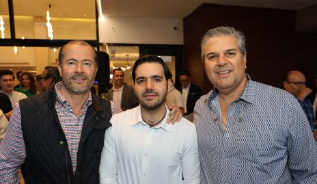  Armando Trujillo, Mauricio Abud y Salomón Dip.