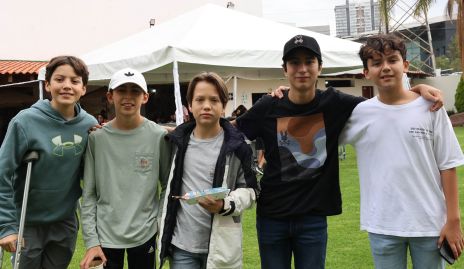  David García, Enrique Díaz, José Carlos Martínez, Víctor y Mateo.