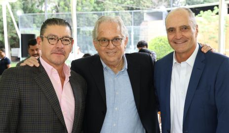  Ramón Farías, Miguel Torres y Carlos Saiz.