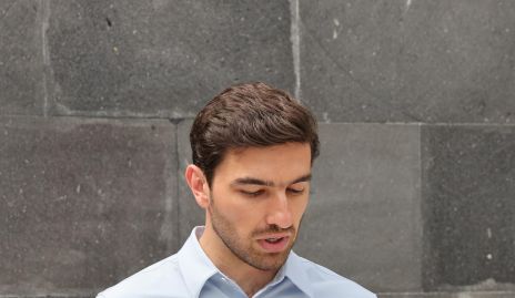 Tomás Loredo Ferrari, padrino de Emma.