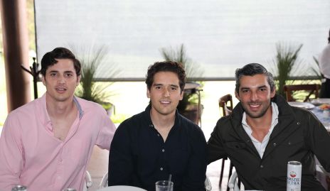  Antonio Cantú, Alejandro Hinojosa y Jerónimo Labastida.