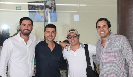  Polo Córdova, Miguel Galarza, Mauricio Zollino y Omar Díaz.