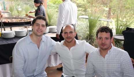  Piero Alessi, Jaime Villalobos y Alejandro Díaz.