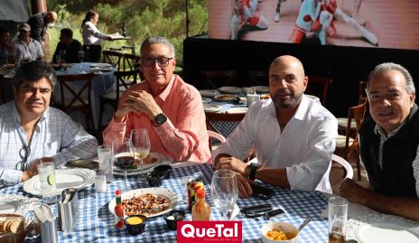  Paco Leos, Salvador de la Maza, José Carlos Mahbub y José Luis Hernández.