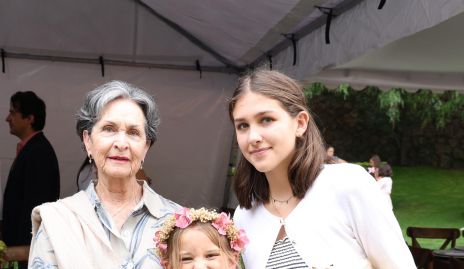  Guillermina Ávila, Regina Guerra y Fernanda Escandón.
