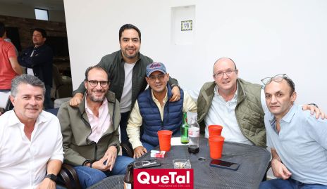  Ricardo Navarro, Luis Nava, Puy García, Alejandro Villalobos, Manuel Martin Alba y Javier Abud.