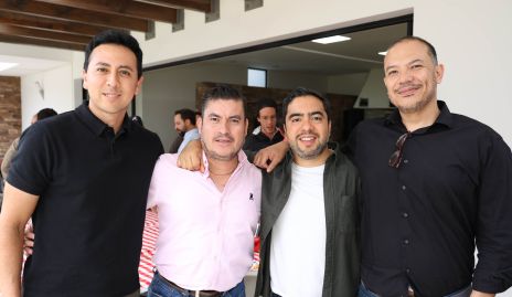  Félix Alderete, Antonio Capetillo, Puy García y Carlos Gómez.