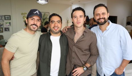  Omar Güemes, Diego García, Alfonso César y Juanjo Dibildox.