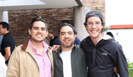  Alejandro Tanus, Puy García y Enrique Saiz.
