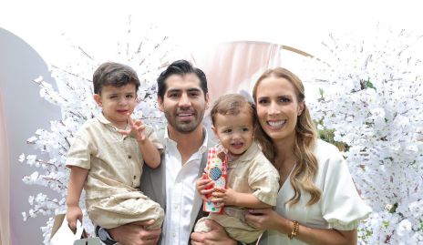  Gibran Delsol, Sofía García, Pato y Alejandro Delsol.