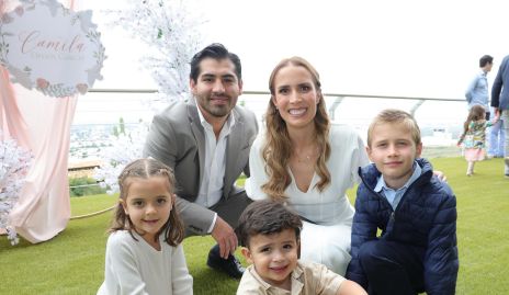 Gibran Delsol, Emilia Hernández, Sofía García y Diego.
