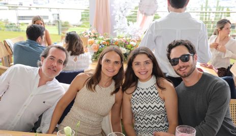  Herbert Trampee, Miriam García, Claudia Miranda y Marcos dDel Valle.