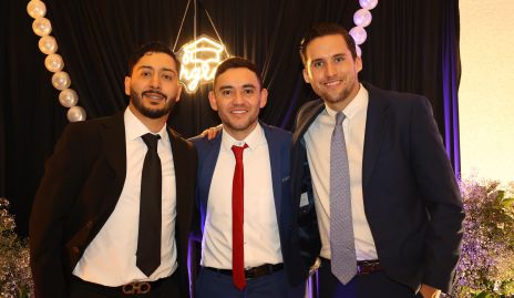  Kevin Rodríguez, Daniel Hugo y Luis Benitez.