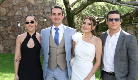  María Jiménez, Alejandro Parra, Daniela Reverte y Luis González.