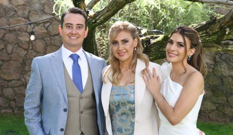  Alejandro Parra, Lila Pañola, mamá de la novia y Daniela Reverte.